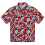 Utah Utes Hawaiian Shirt – Hibiscus Fiesta