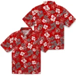 Utah Utes Hawaiian Shirt – Hibiscus Flower Design