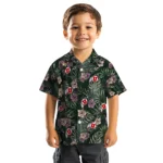 Utah Utes Hawaiian Shirt – Hibiscus Leaves Pattern