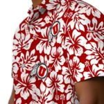 Utah Utes Hawaiian Shirt – Hibiscus Motif
