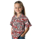 Utah Utes Hawaiian Shirt – Hibiscus Overlay