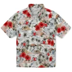 Utah Utes Hawaiian Shirt – Hibiscus Seaside