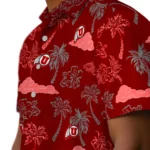 Utah Utes Hawaiian Shirt – Palm And Clouds