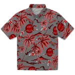 Utah Utes Hawaiian Shirt – Palm Sunset