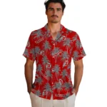 Utah Utes Hawaiian Shirt – Palm Tree Motif