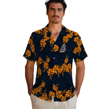 utep miners hibiscus petals blue hawaiian shirts fashion forward