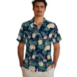 UTEP Miners Hawaiian Shirt – Flamingo and Hibiscus