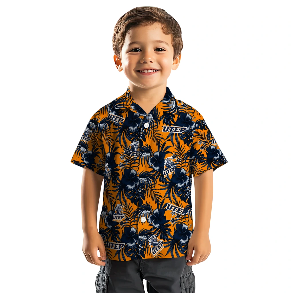 UTEP Miners Hawaiian Shirt - Hibiscus Exotic utep miners hibiscus exotic blue hawaiian shirts top rated