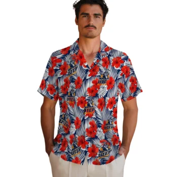 utep miners hibiscus fiesta red royal blue hawaiian shirts fashion forward