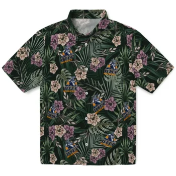 utep miners hibiscus leaves pattern green hawaiian shirts best selling