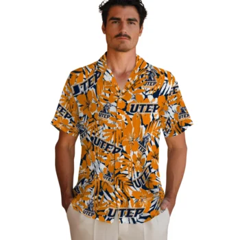 utep miners hibiscus overlay hawaiian shirts fashion forward