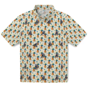 utep miners pineapple delight beige hawaiian shirts best selling