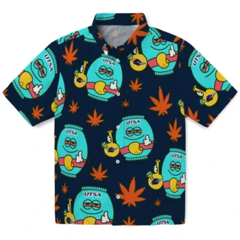 utsa roadrunners bong smile orange hawaiian shirts best selling