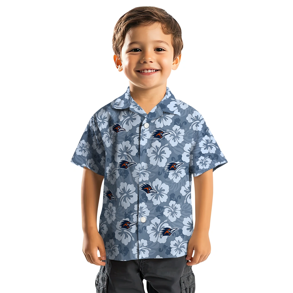UTSA Roadrunners Hawaiian Shirt - Hibiscus Cluster utsa roadrunners hibiscus cluster orange hawaiian shirts top rated