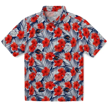 utsa roadrunners hibiscus fiesta red royal blue hawaiian shirts best selling