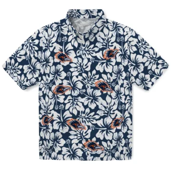 utsa roadrunners hibiscus motif orange white hawaiian shirts best selling