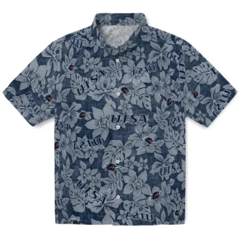 utsa roadrunners hibiscus oasis orange hawaiian shirts best selling