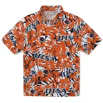 UTSA Roadrunners Hawaiian Shirt – Hibiscus Overlay