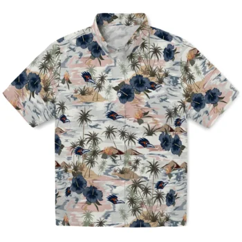 utsa roadrunners hibiscus seaside white hawaiian shirts best selling