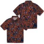 UTSA Roadrunners Hawaiian Shirt – Leaf Outline