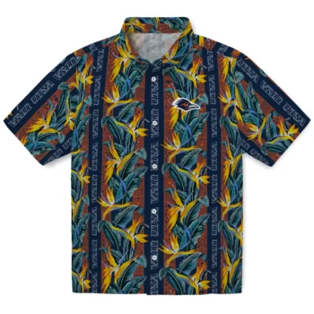utsa roadrunners paradise vines orange hawaiian shirts best selling