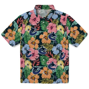 vancouver canucks brilliant hibiscus garden hawaiian shirts best selling