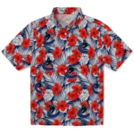 Vancouver Canucks Hawaiian Shirt – Hibiscus Fiesta