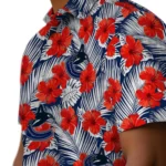 Vancouver Canucks Hawaiian Shirt – Hibiscus Fiesta