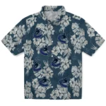 Vancouver Canucks Hawaiian Shirt – Hibiscus Flowers