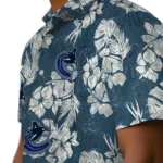 Vancouver Canucks Hawaiian Shirt – Hibiscus Flowers