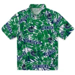 Vancouver Canucks Hawaiian Shirt – Hibiscus Overlay