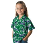 Vancouver Canucks Hawaiian Shirt – Hibiscus Overlay