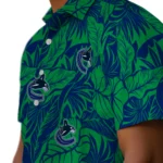 Vancouver Canucks Hawaiian Shirt – Monstera Layer