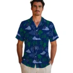 Vancouver Canucks Hawaiian Shirt – Palm And Clouds