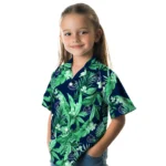 Vancouver Canucks Hawaiian Shirt – Palm Leaves