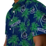 Vancouver Canucks Hawaiian Shirt – Palm Tree Motif