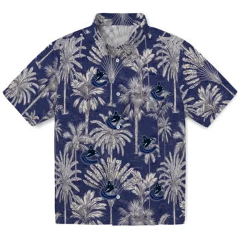 vancouver canucks palm shadows blue hawaiian shirts best selling