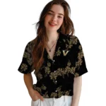 Vanderbilt Commodores Hawaiian Shirt – 50th State Flower