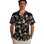 Vanderbilt Commodores Hawaiian Shirt – Hibiscus Flower Design