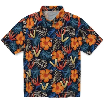 vanderbilt commodores hibiscus foliage hawaiian shirts best selling