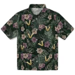 Vanderbilt Commodores Hawaiian Shirt – Hibiscus Leaves Pattern