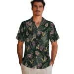 Vanderbilt Commodores Hawaiian Shirt – Hibiscus Leaves Pattern