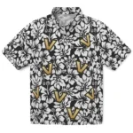 Vanderbilt Commodores Hawaiian Shirt – Hibiscus Motif