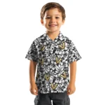 Vanderbilt Commodores Hawaiian Shirt – Hibiscus Motif