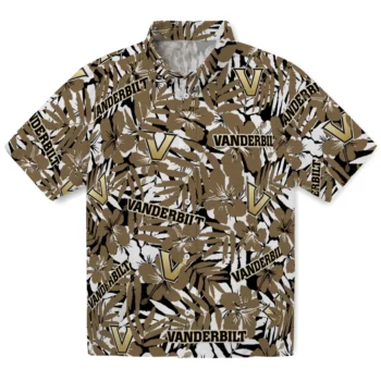 vanderbilt commodores hibiscus overlay hawaiian shirts best selling
