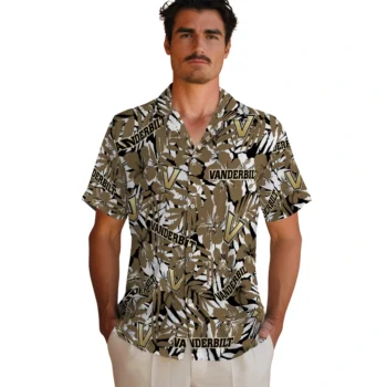 vanderbilt commodores hibiscus overlay hawaiian shirts fashion forward