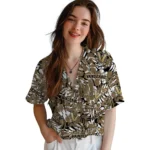 Vanderbilt Commodores Hawaiian Shirt – Hibiscus Overlay