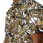 Vanderbilt Commodores Hawaiian Shirt – Hibiscus Overlay