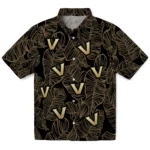 Vanderbilt Commodores Hawaiian Shirt – Leaf Outline