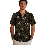 Vanderbilt Commodores Hawaiian Shirt – Leaf Outline